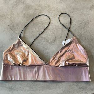 Urban Outfitters Metallic Bralette